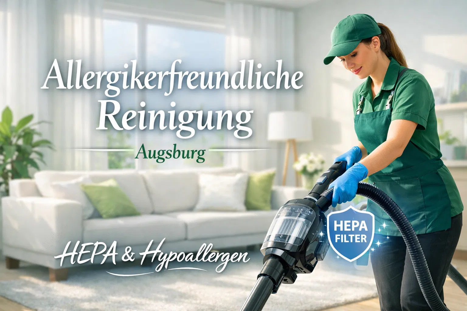 Allergikerfreundliche Reinigung Augsburg HEPA & Hypoallergen