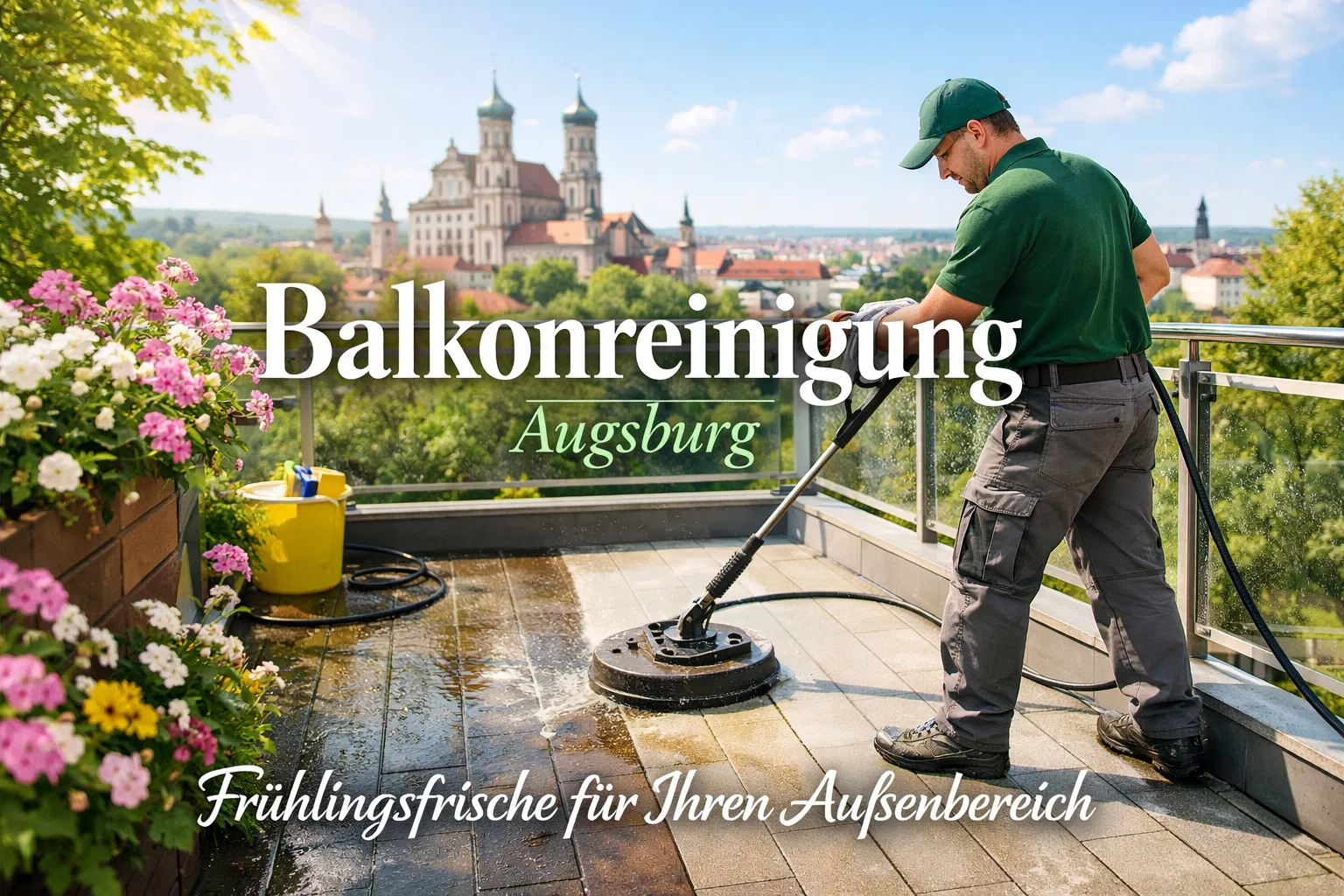 Balkonreinigung Augsburg: Frühlingsfrische für Ihren Außenbereich