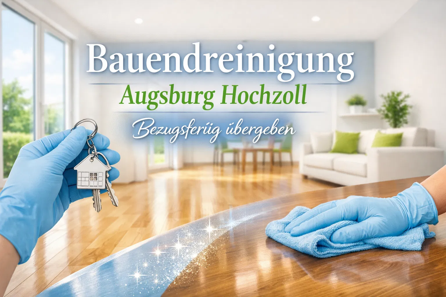 Bauendreinigung Augsburg Hochzoll: Bezugsfertig übergeben