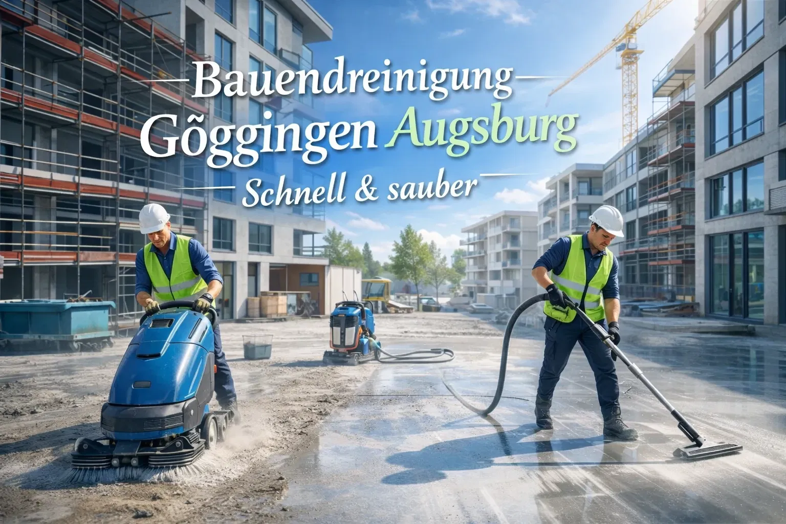 Bauendreinigung Göggingen Augsburg: Schnell & sauber