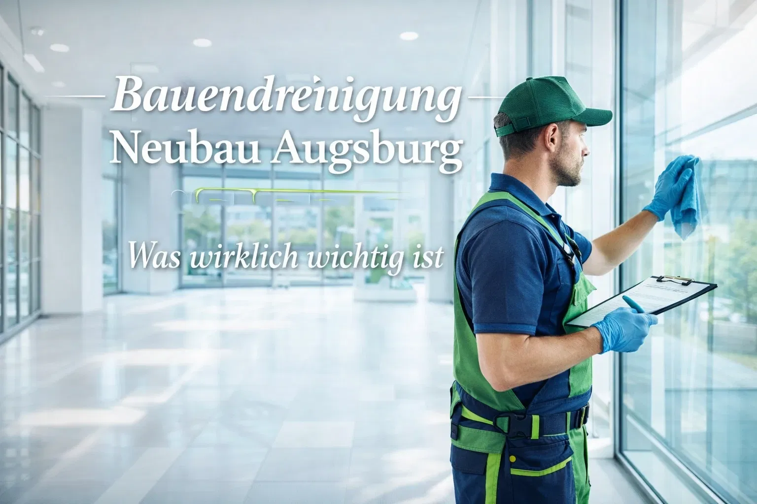 Bauendreinigung Neubau Augsburg: Was wirklich wichtig ist