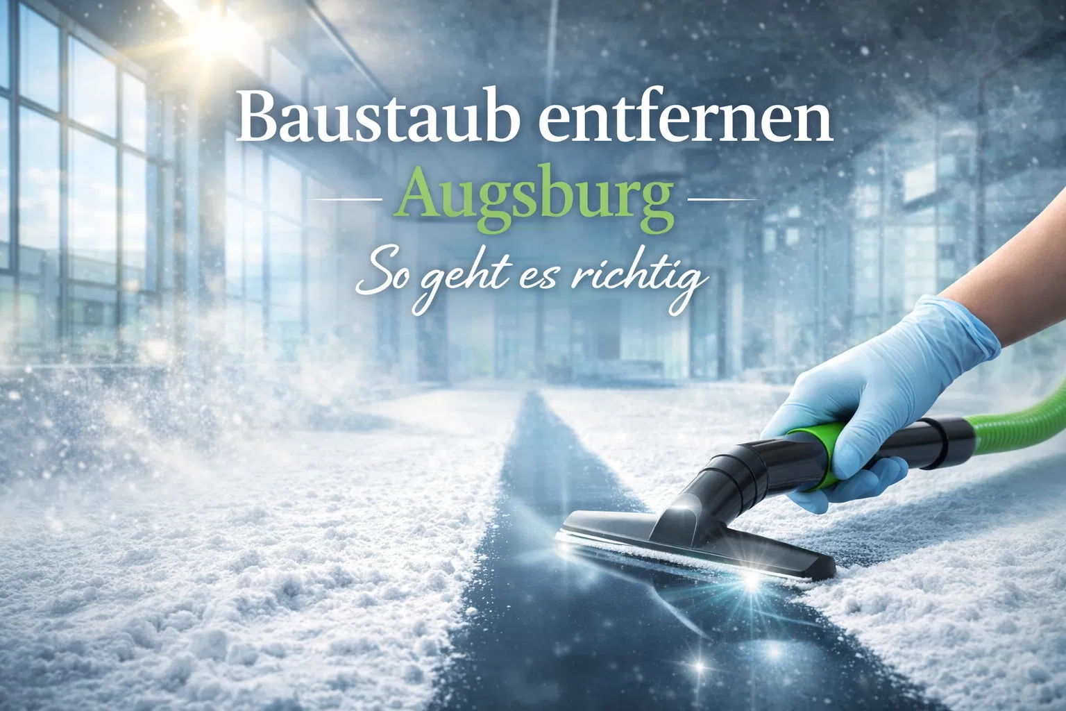 Baustaub entfernen Augsburg: So geht es richtig