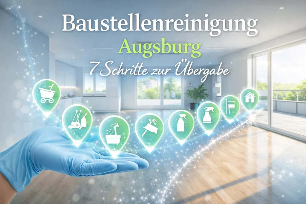 Baustellenreinigung Augsburg: 7 Schritte zur Übergabe