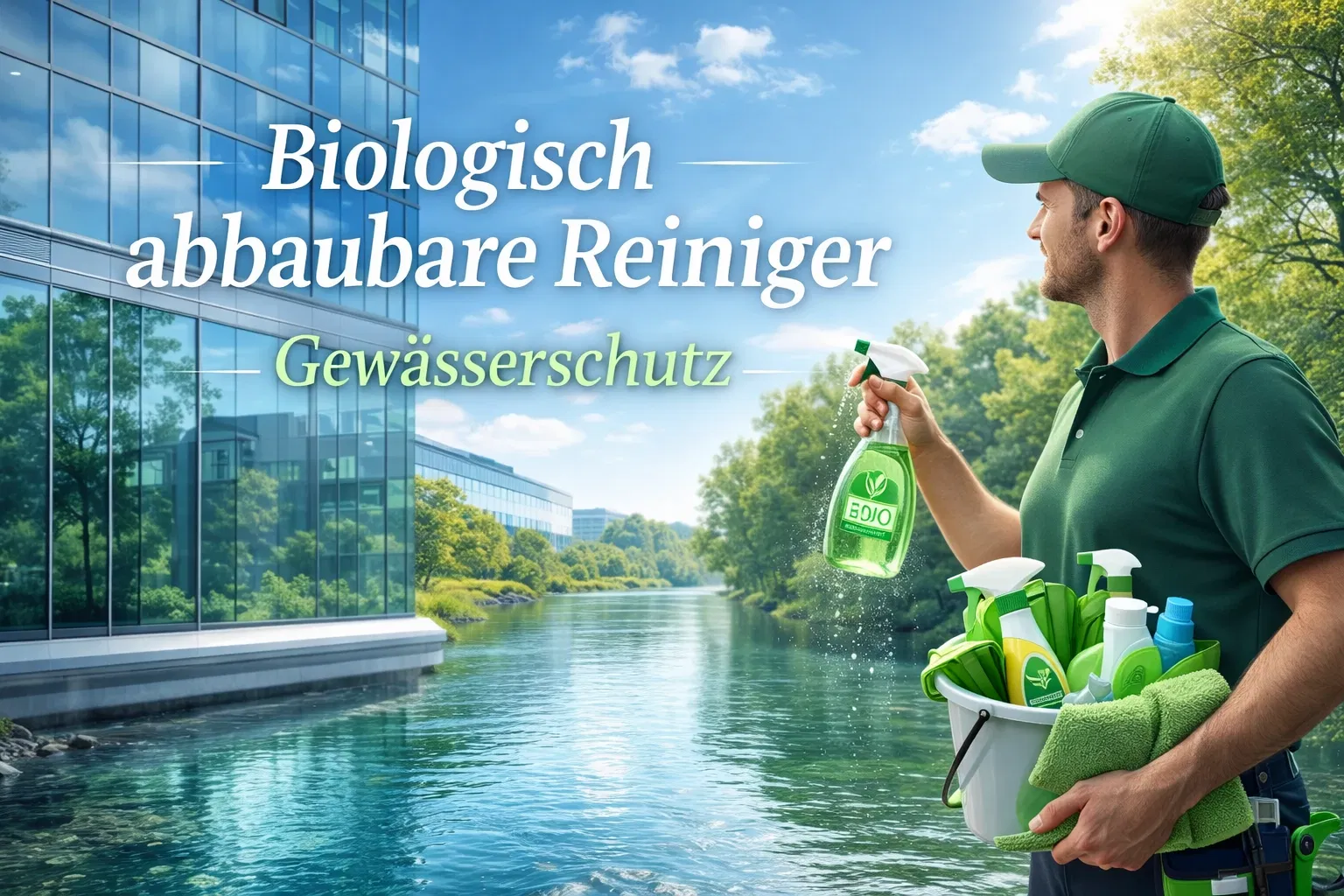 Biologisch abbaubare Reiniger: Gewässerschutz