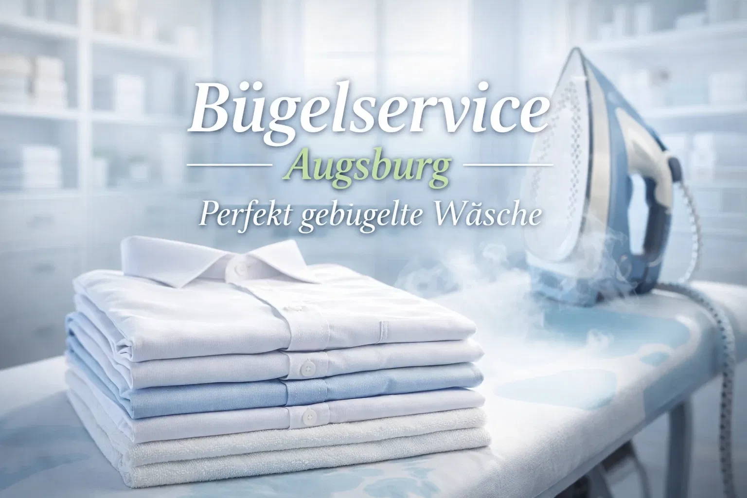 Bügelservice Augsburg: Perfekt gebügelte Wäsche