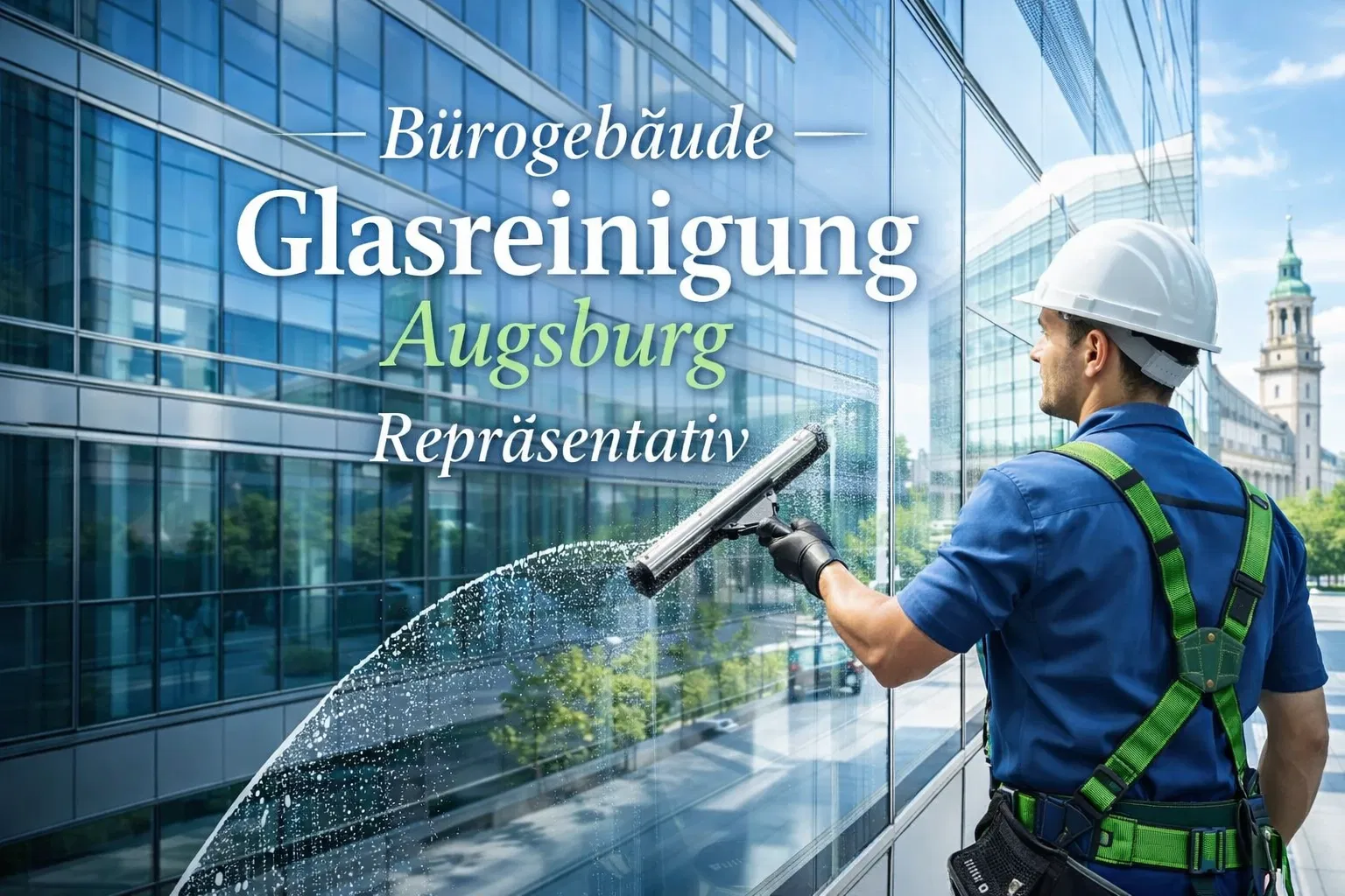 Bürogebäude Glasreinigung Augsburg: Repräsentativ