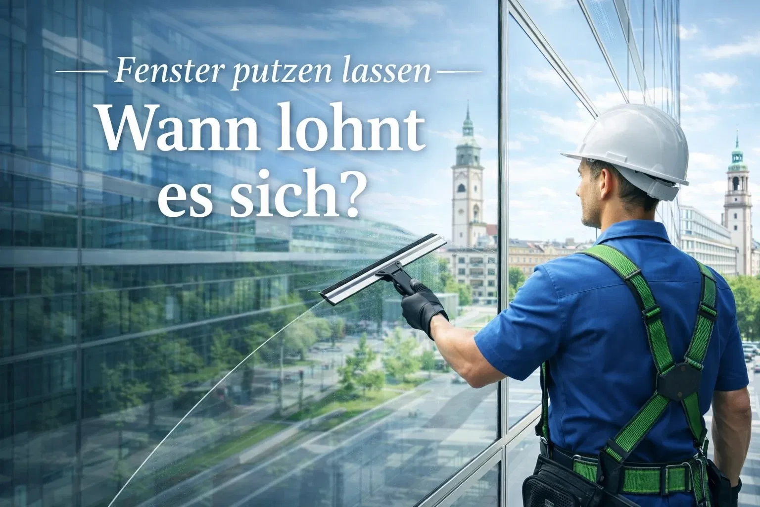 Fenster putzen lassen: Wann lohnt es sich?