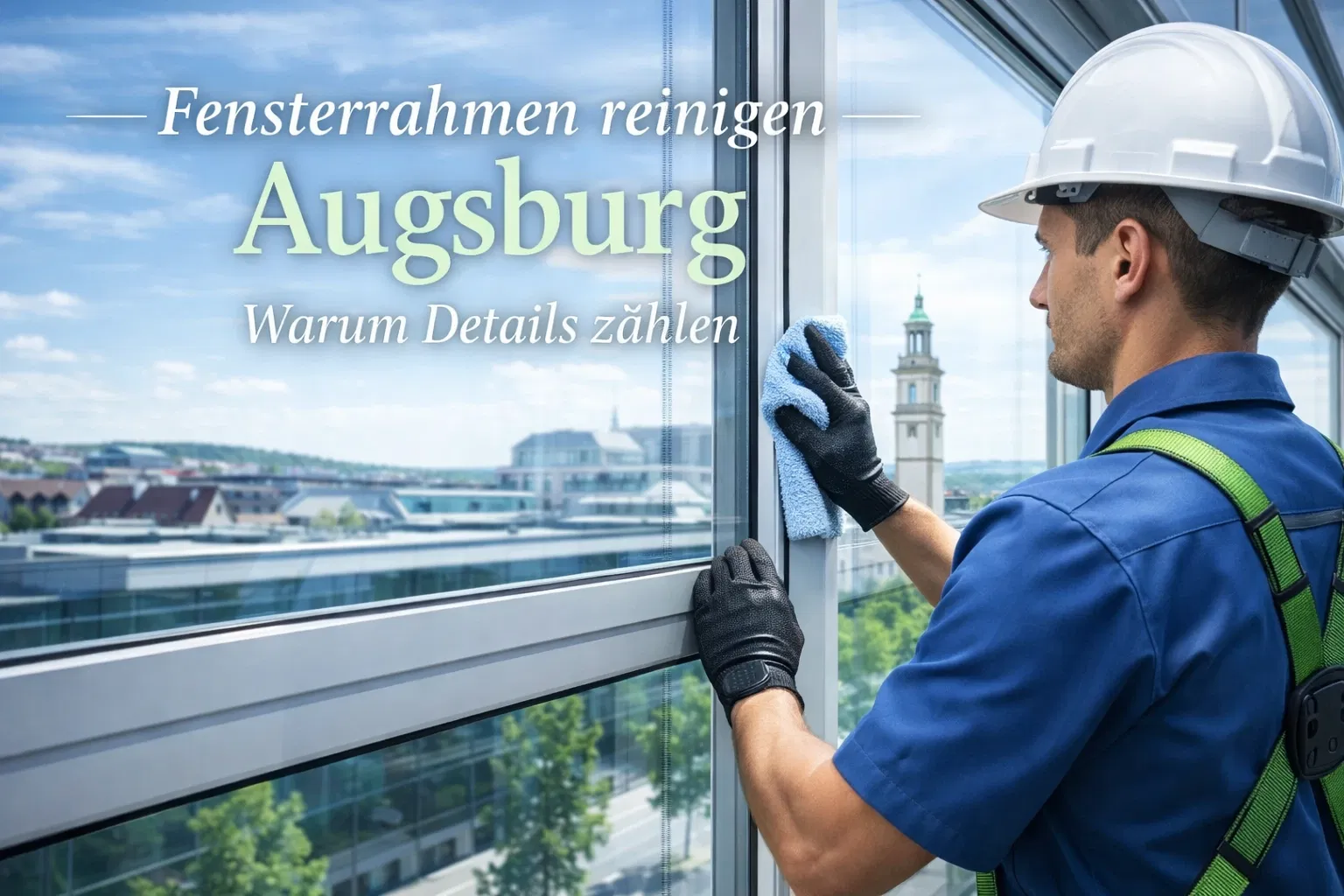 Fensterrahmen reinigen Augsburg: Warum Details zählen