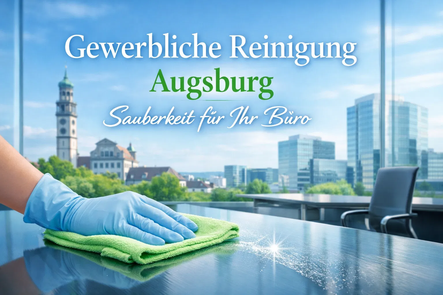 Gewerbliche Reinigung Augsburg – Sauberkeit für Ihr Büro - Professionelle Reinigung in Augsburg